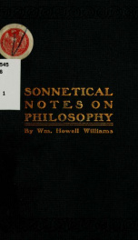 Sonnetical notes on philosophy_cover