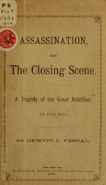 Assassination; or, The closing scene_cover