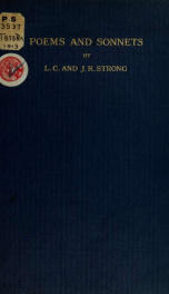 Revisions of and additions to the poems and sonnets of L.C. and J.R. Strong .._cover