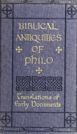 The Biblical antiquities of Philo_cover