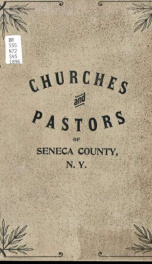 Manual of the churches of Seneca County with sketches of their pastors, 1895-96_cover