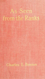 As seen from the ranks; a boy in the civil war_cover