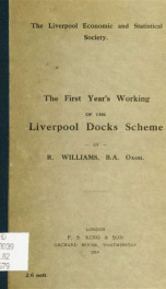 The first year's working of the Liverpool Docks Scheme_cover