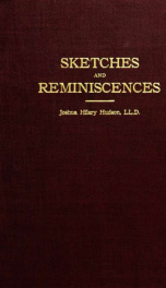 Sketches and reminiscences_cover