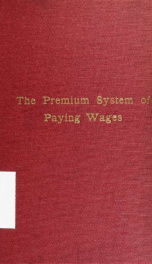 The Premium system of paying wages_cover