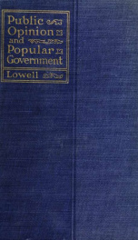 Public opinion and popular government_cover
