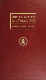 United States life tables, 1910_cover