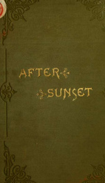 After sunset:_cover