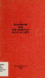 A handbook for the Spiritan rule of life_cover