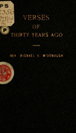 Verses of thirty years ago_cover