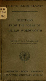 Selections from the poems of William Wordsworth_cover