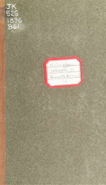 Consistent adherence to Democratic principles. Addresses ... at Concord, May 20, 1896 ... at Manchester, October 6, 1896. With an appendix containing the Democratic platform, adopted in May, 1896, and the platform of the National Democratic Party, adopted_cover