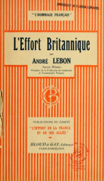 L'effort britannique_cover