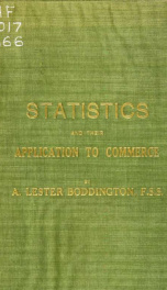 Statistics and their application to commerce_cover