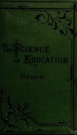 The science of education; or, The philosophy of human culture_cover