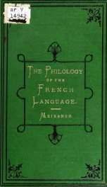 The philology of the French language_cover