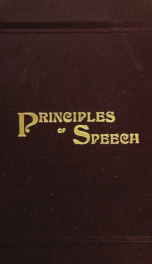 Principles of speech and dictionary of sounds;_cover