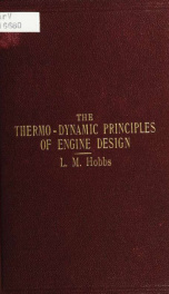 The thermo-dynamic principles of engine design_cover