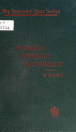 Histology, pathology, and bacteriology; a manual for students and practitioners_cover