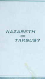 To Nazareth or Tarsus?_cover