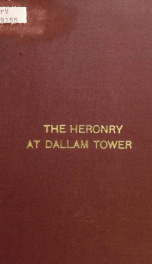 Observations on the heron and the heronry at Dallam Tower, Westmorland_cover