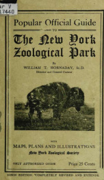 Popular official guide to the New York Zoological Park_cover