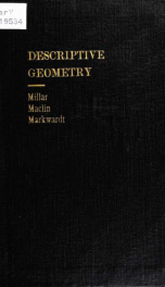 Descriptive geometry_cover