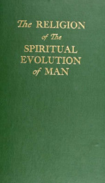 The religion of the spiritual evolution of man_cover