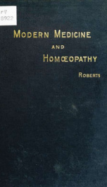 Modern medicine and homoeopathy_cover