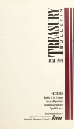 Treasury bulletin June 1999_cover