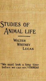 Studies of animal life : a series of laboratory exercises for the use of high schools_cover