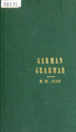 A German grammar : a companion to Dr. Ahn's German method_cover