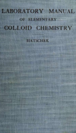 Laboratory manual of elementary colloid chemistry_cover