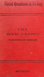 The rural exodus; the problem of the village and the town_cover