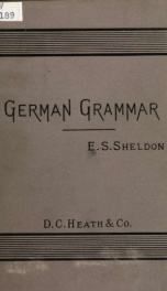 A short German grammar for high schools and colleges_cover