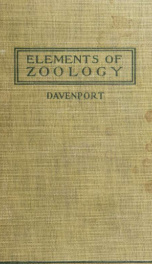 Elements of zoology, to accompany the field and laboratory study of animals_cover