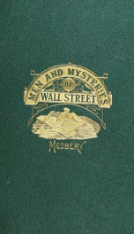 Men and mysteries of Wall street_cover