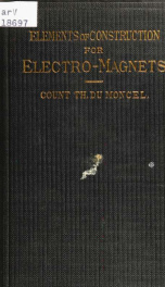 Elements of construction for electro-magnets_cover