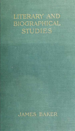 Literary and biographical studies_cover
