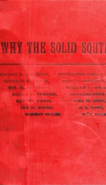 Why the solid South? or, Reconstruction and its results_cover