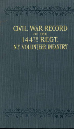 Back "in war times." History of the 144th regiment, New York volunteer infantry_cover