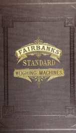Fairbanks' standard weighing machines_cover