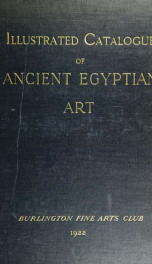 Catalogue of an exhibition of ancient Egyptian art_cover