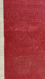 The education of the young in the Republic of Plato_cover