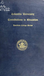 Causes of the elimination of students in public secondary schools of New York City_cover