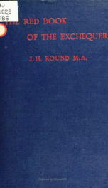 Studies on The Red book of the Exchequer_cover