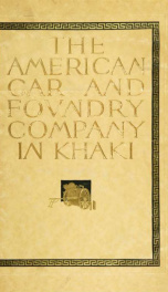 The American Car and Foundry Co. in khaki_cover