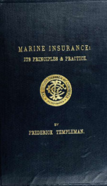 Marine insurance : its principles and practice_cover