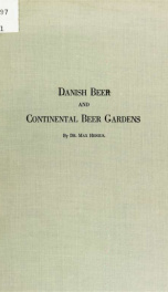 Danish beer & continental beer gardens;_cover