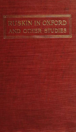 Ruskin in Oxford and other studies_cover